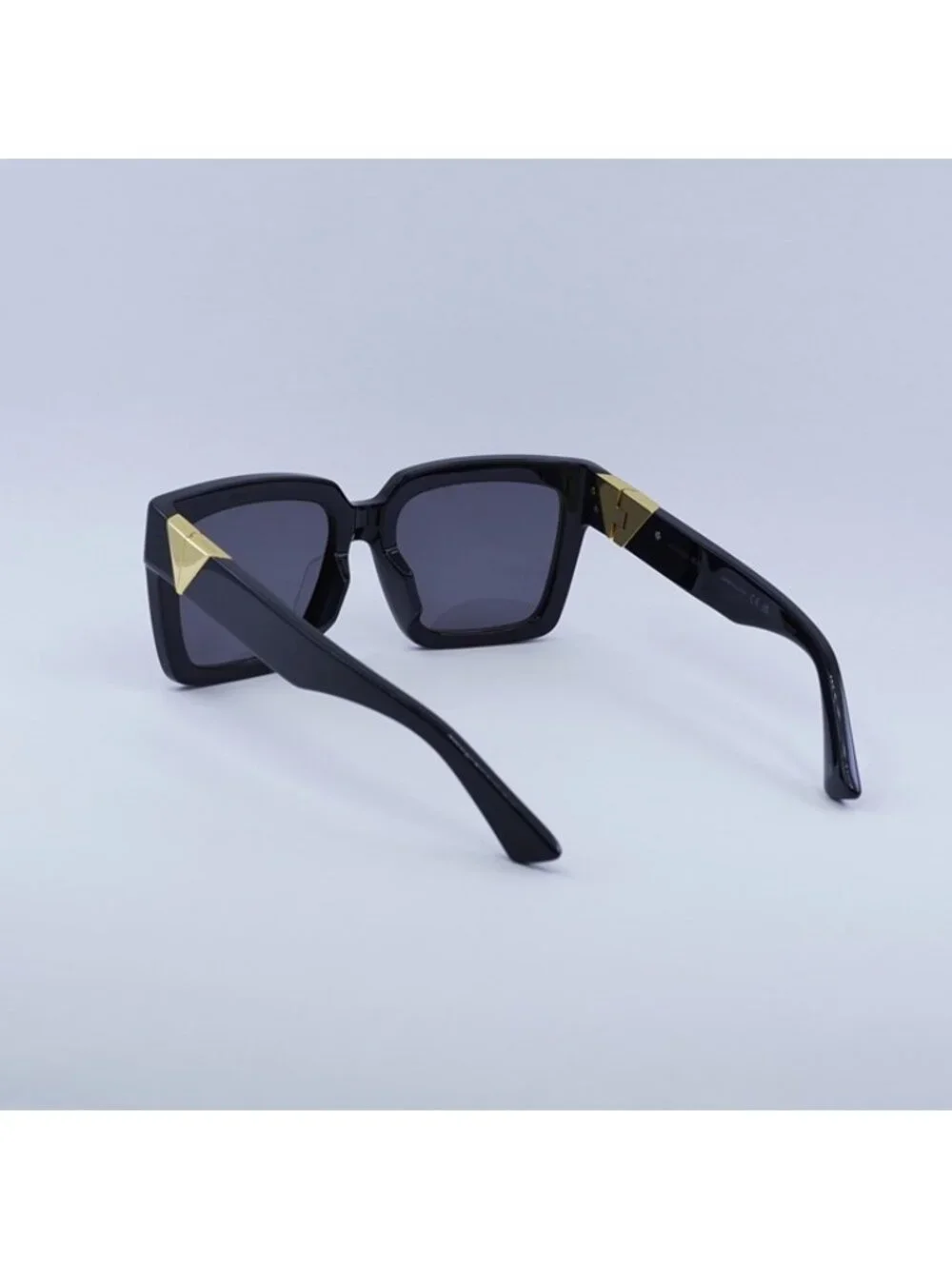 Bottega Veneta BV1198SA 001 Sunglasses Black Square Frame, Grey Lenses